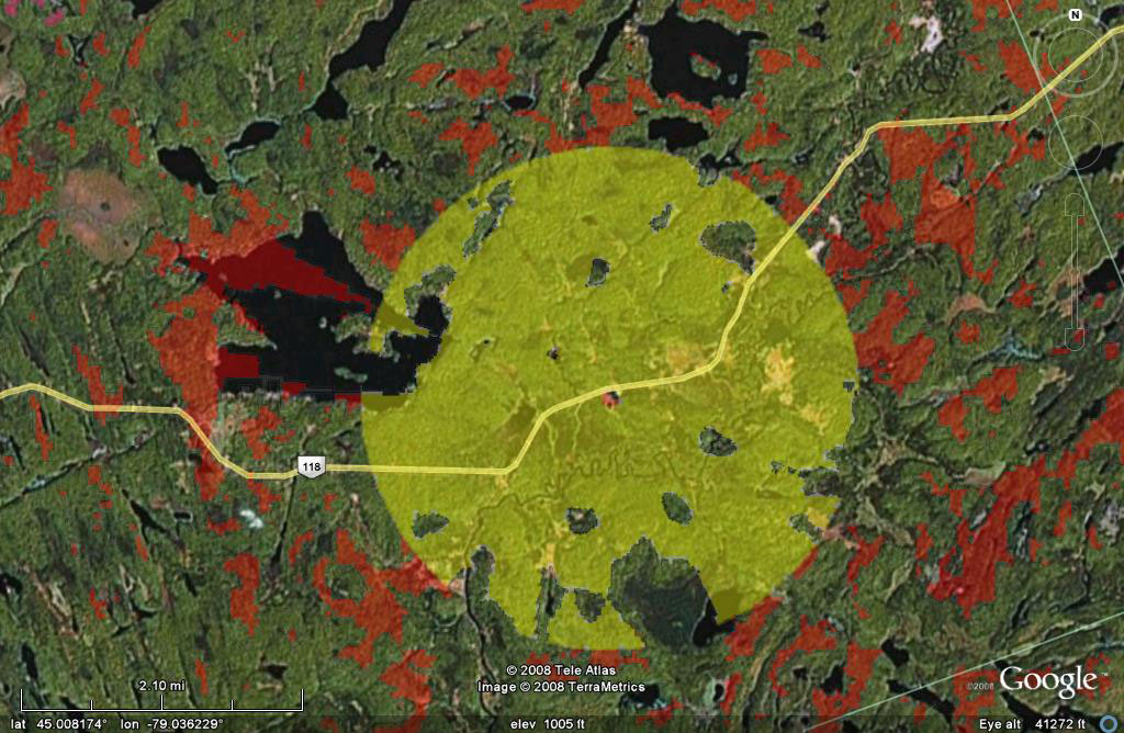 Clear Lake Tower Map