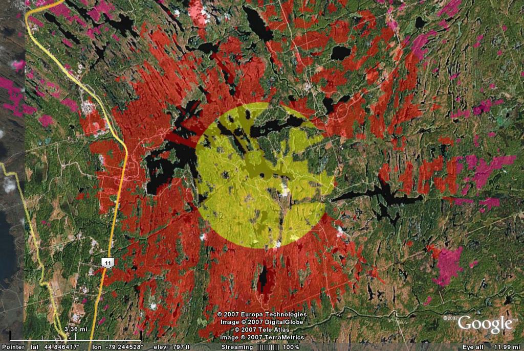 Kahshe Lake Tower Map