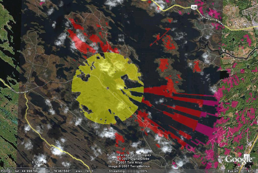 Pride of Muskoka West Tower Map