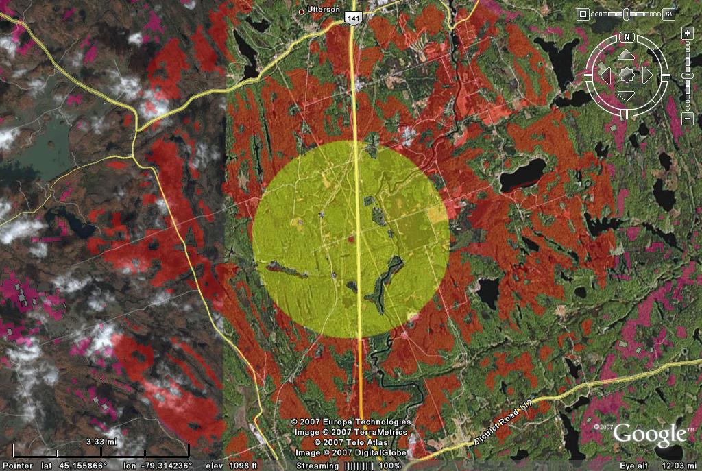 Stephenson Road Tower Map