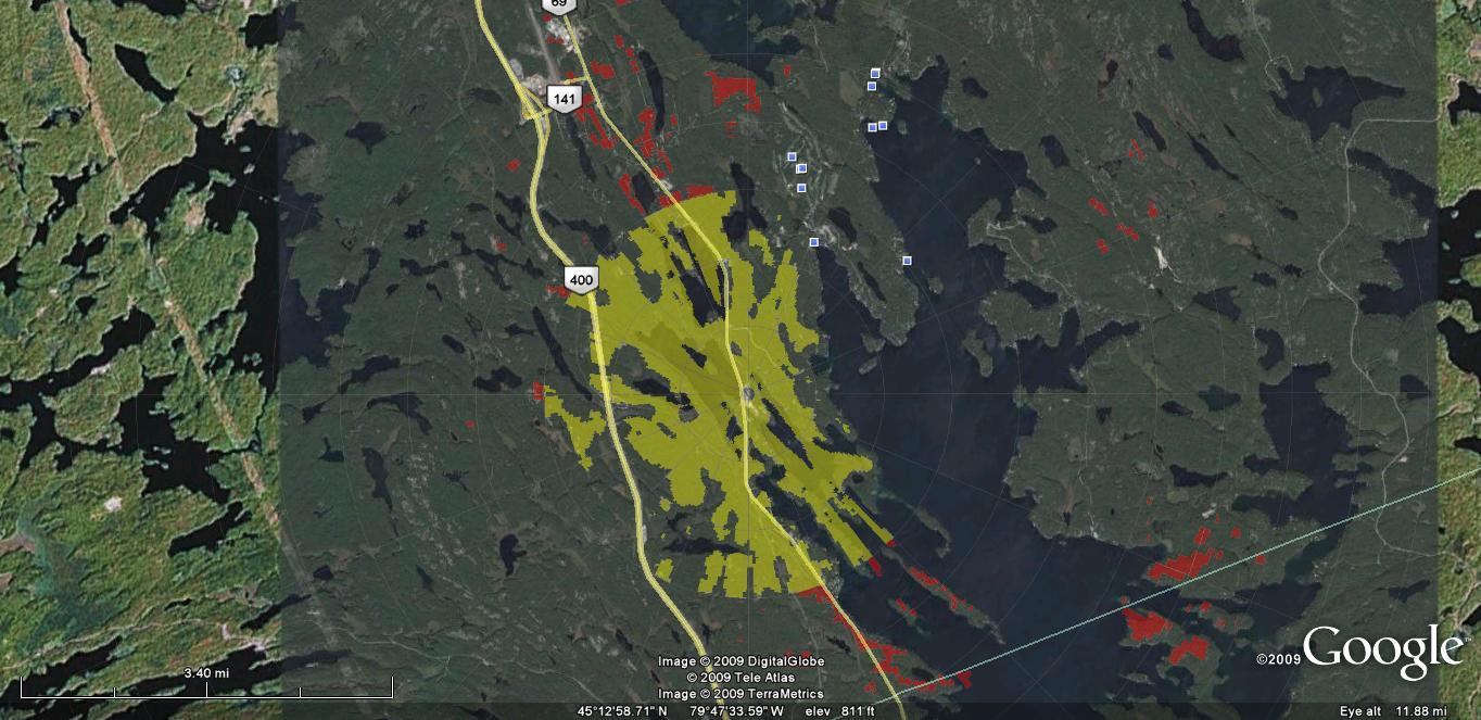 Gordon Bay Tower Map